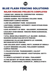 BLUE FLASH FENCING SOLUTIONS