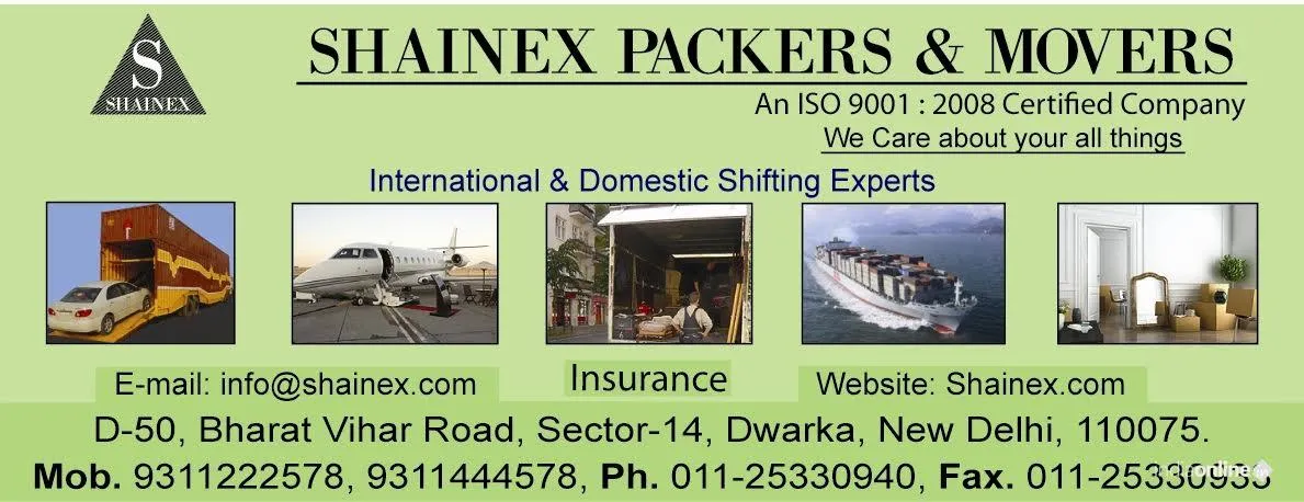 Shainex Packers and Movers Services