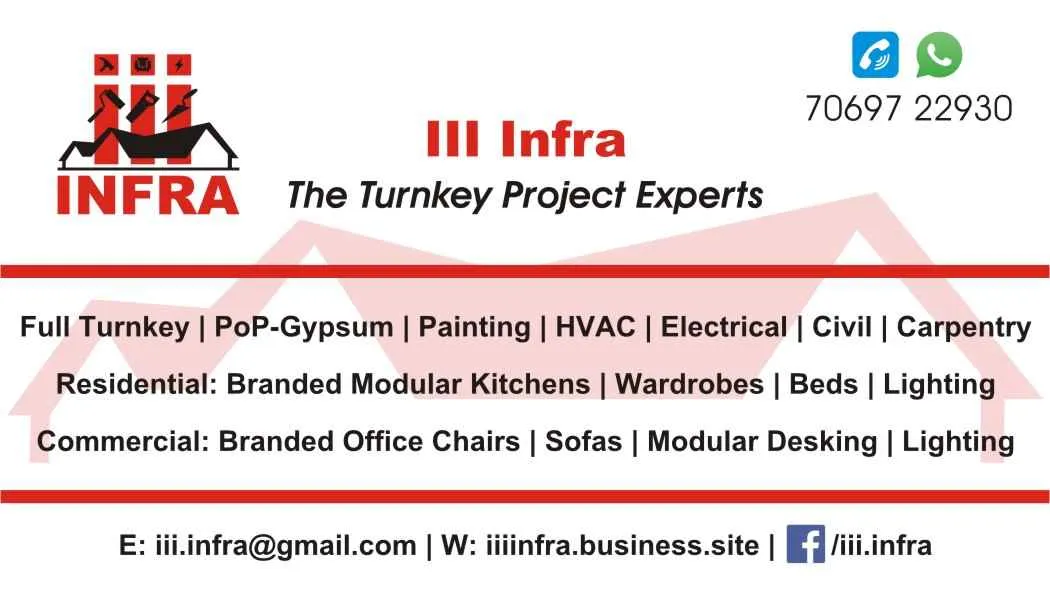 III Infra –The Turnkey Project Experts III Infra –The Turnkey Project Experts