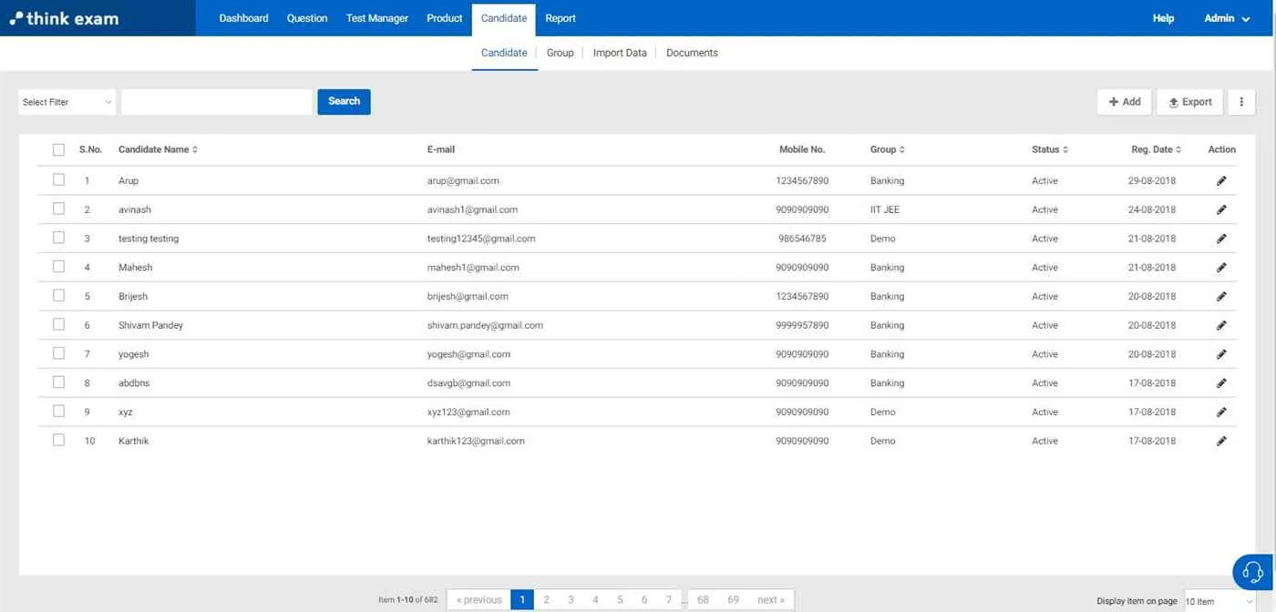 Think Exam - Online Examination Platform
