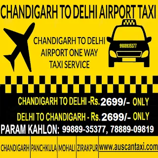 Chandigarh to Delhi One Way Taxi Chandigarh to Delhi One Way Taxi