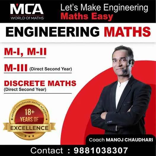 Manoj Chaudharis Maths Academy for Engineering