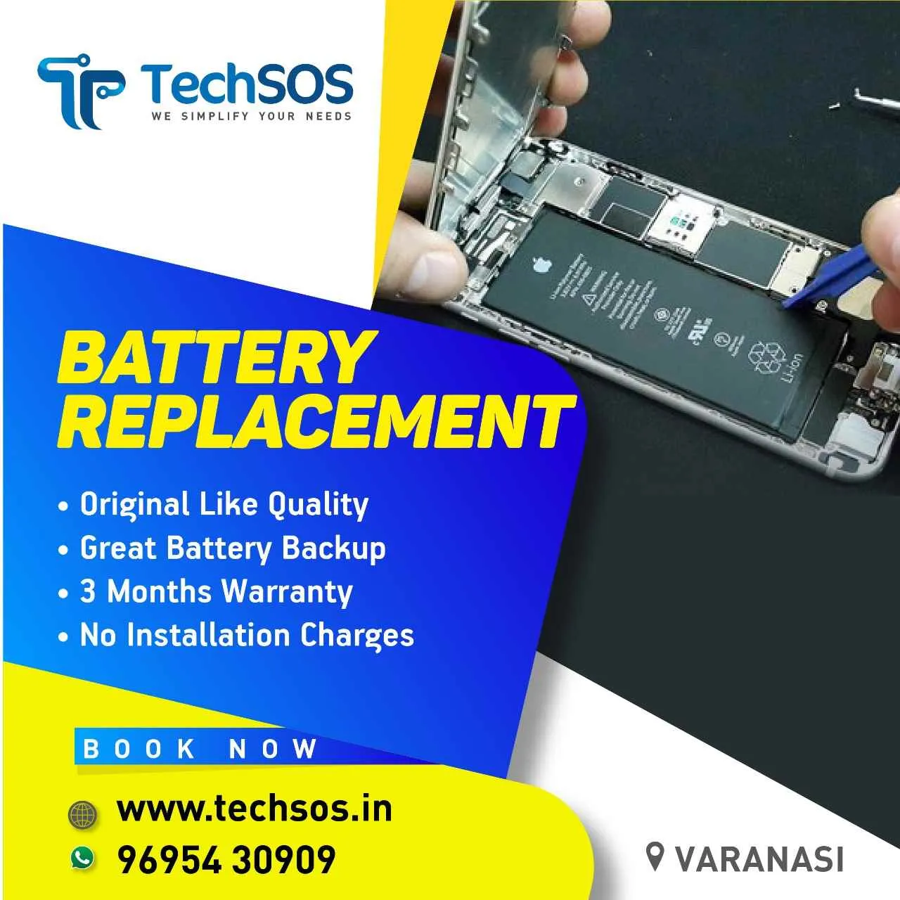 TechSOS - Doorstep iPhone iPad Pixel Repair In Varanasi