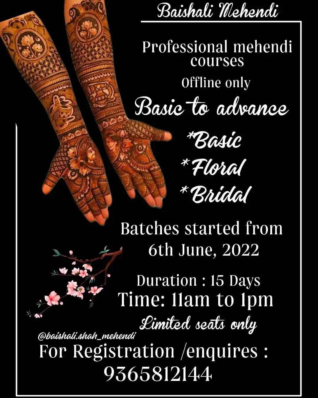 Baishali's Mehendi