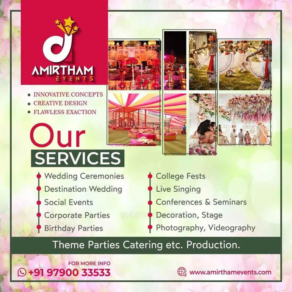 Amirtham Events Amirtham Events