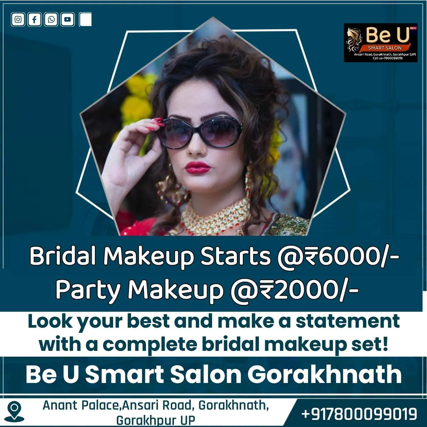 Be U Smart Salon Gorakhnath 