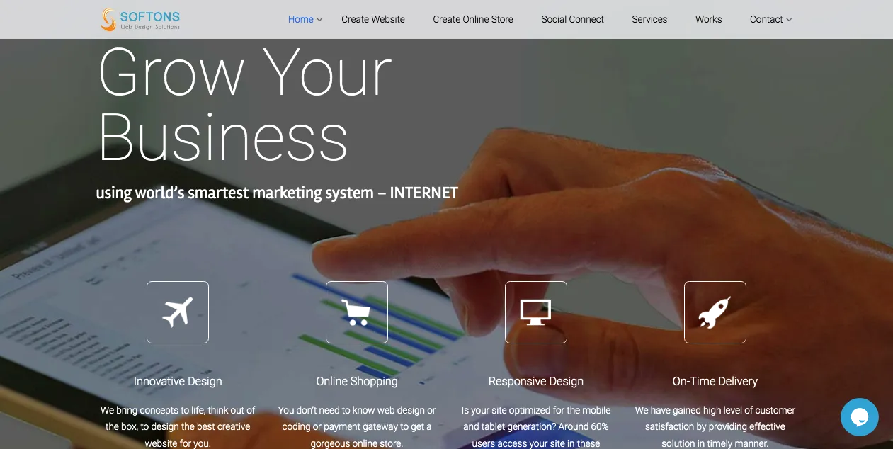 Softons Web Design Solutions Softons Web Design Solutions