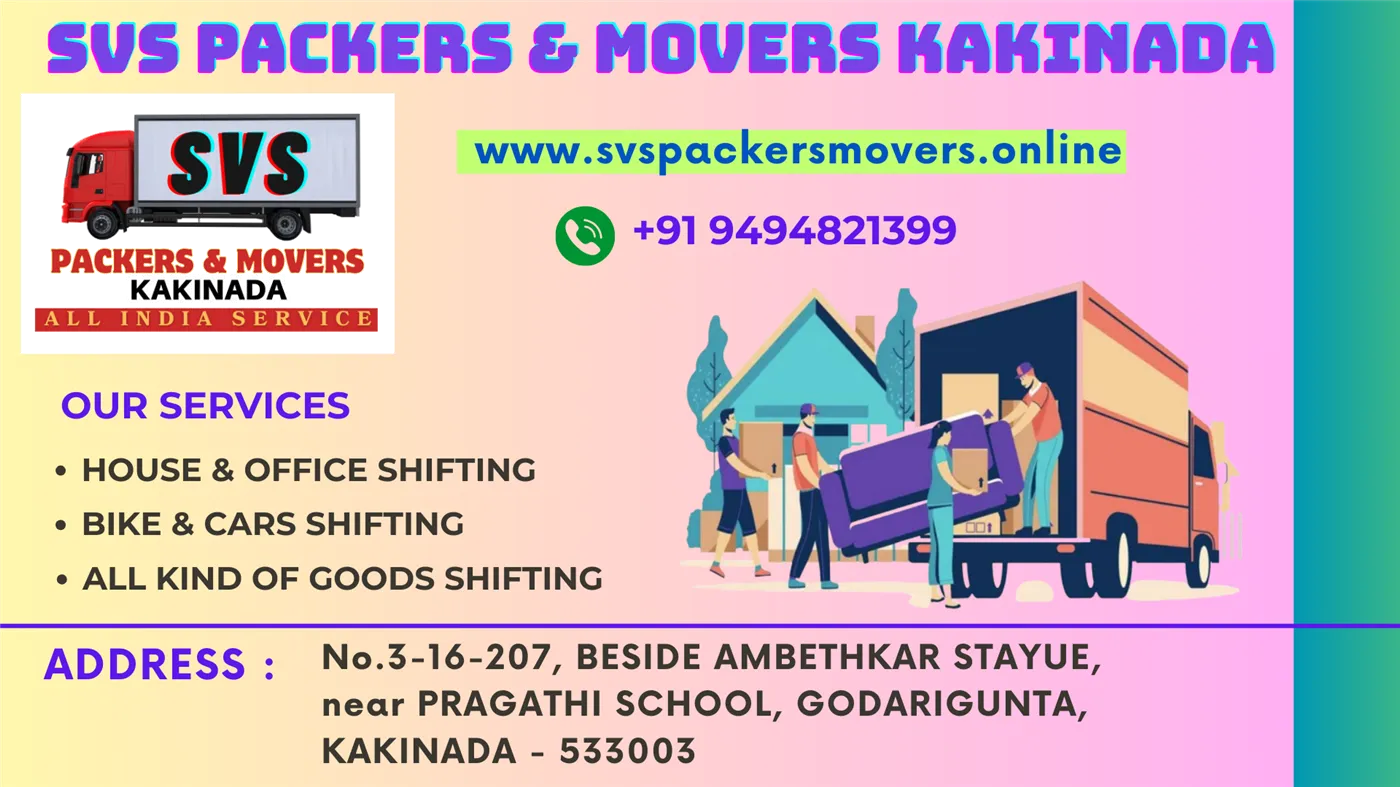SVS Packers & Movers Kakinada SVS Packers & Movers Kakinada