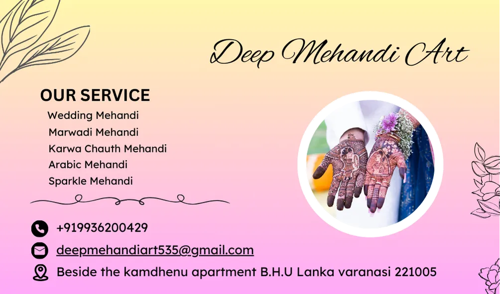 Deep Mehandi Art Deep Mehandi Art