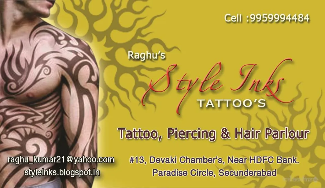 Style Inks Tattoo's & Piercing Style Inks Tattoo's & Piercing