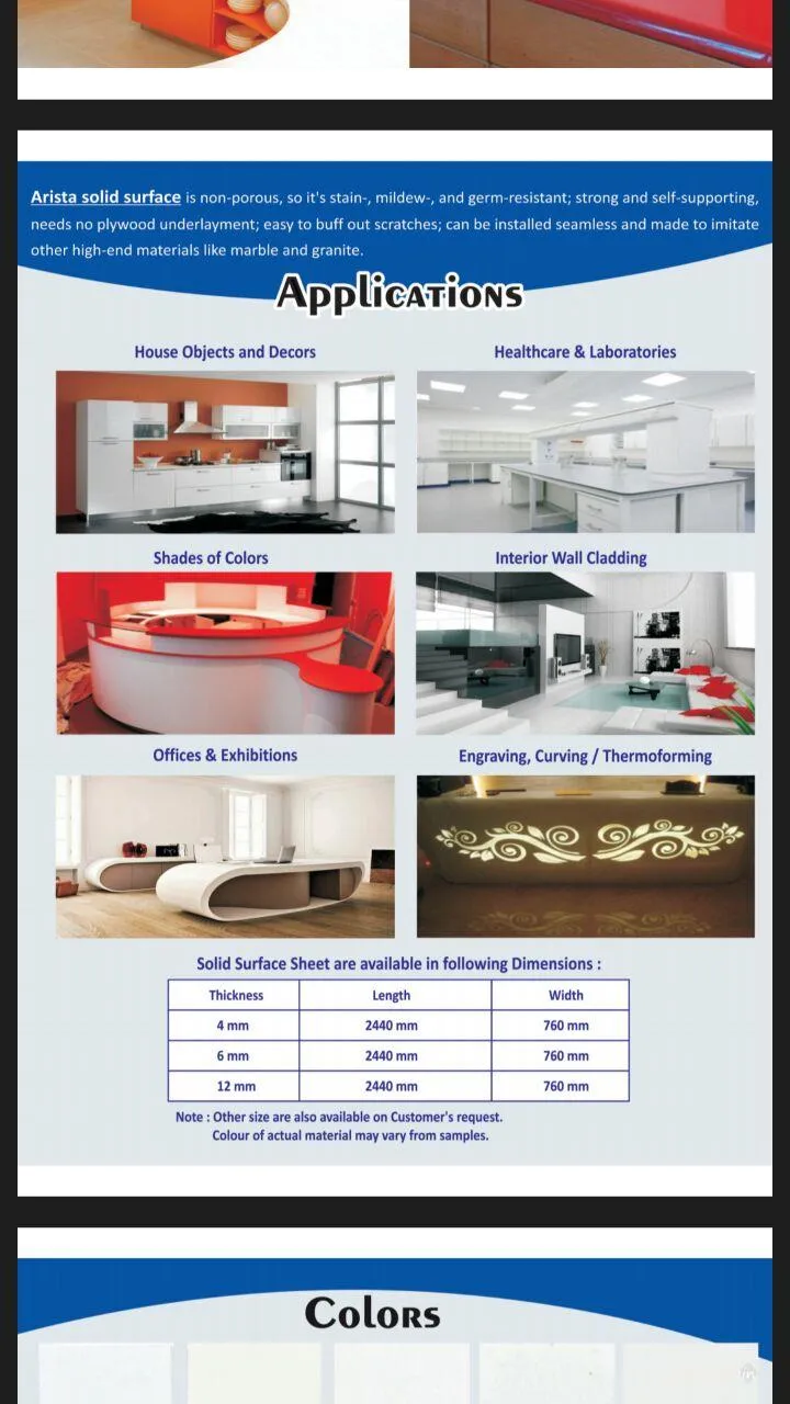 Arista Solid Surface
