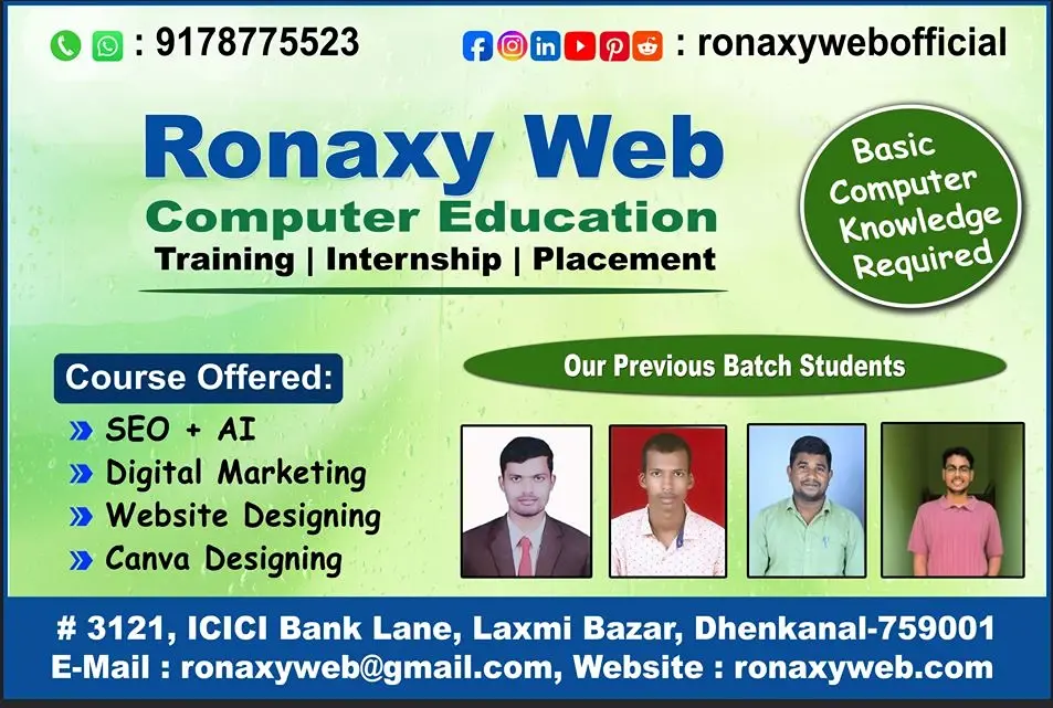 Web Banner of Ronaxy Web 2025