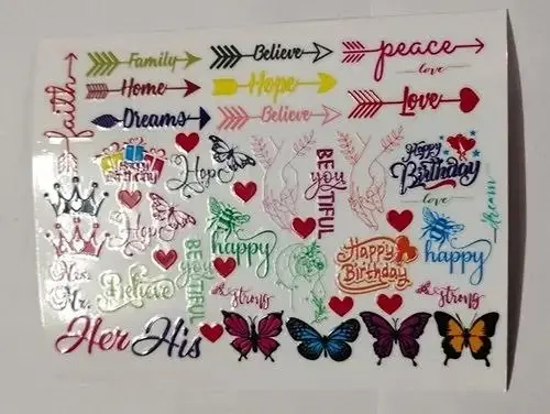 Sharma Labels India UV DTF EP Metal Stickers