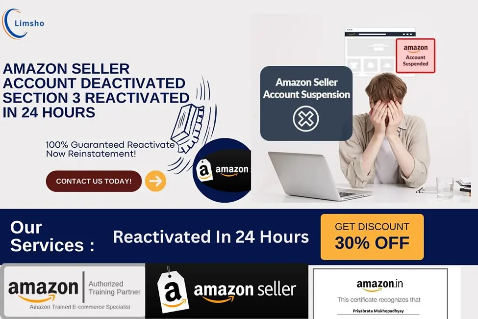 Limsho Amazon Seller Account Deactivated Reactivat