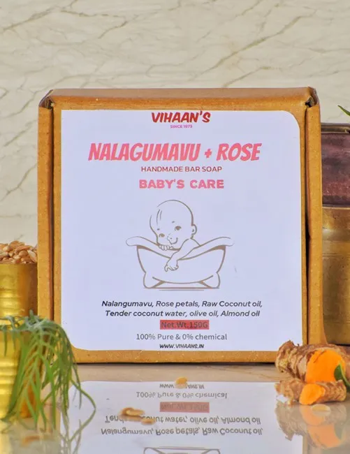 Nalangumavu Rose Handmade bar soap