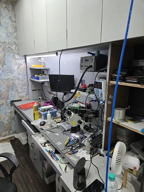 Repair Lab Setup at LK Computers & Electronics 