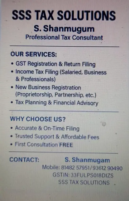 SSS TAX SOLUTIONS SSS TAX SOLUTIONS