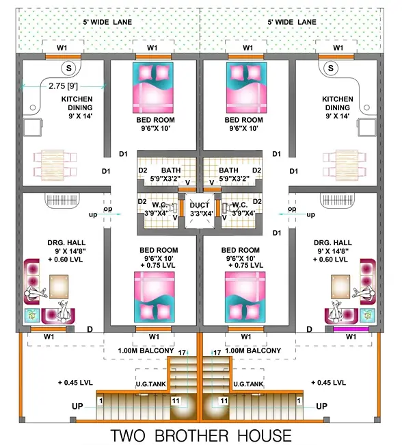 Two Brothers House Plan