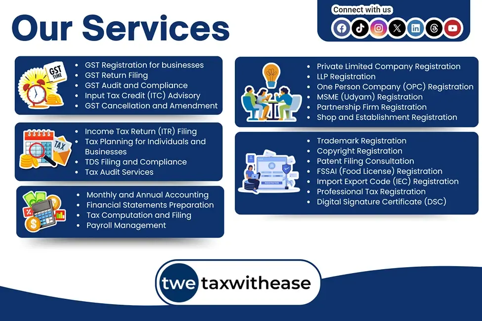 TaxWithEase CA in Rohini Chartered Accountant in Rohini