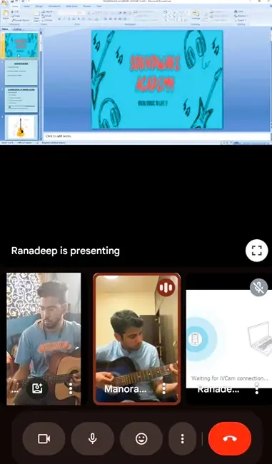 Student learning from Qatar