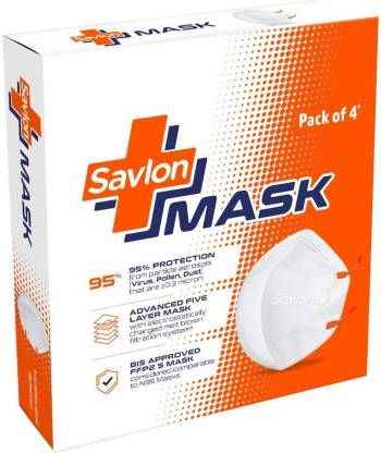 Savlon Face Mask - Pack of 4 Savlon Face Mask - Pack of 4