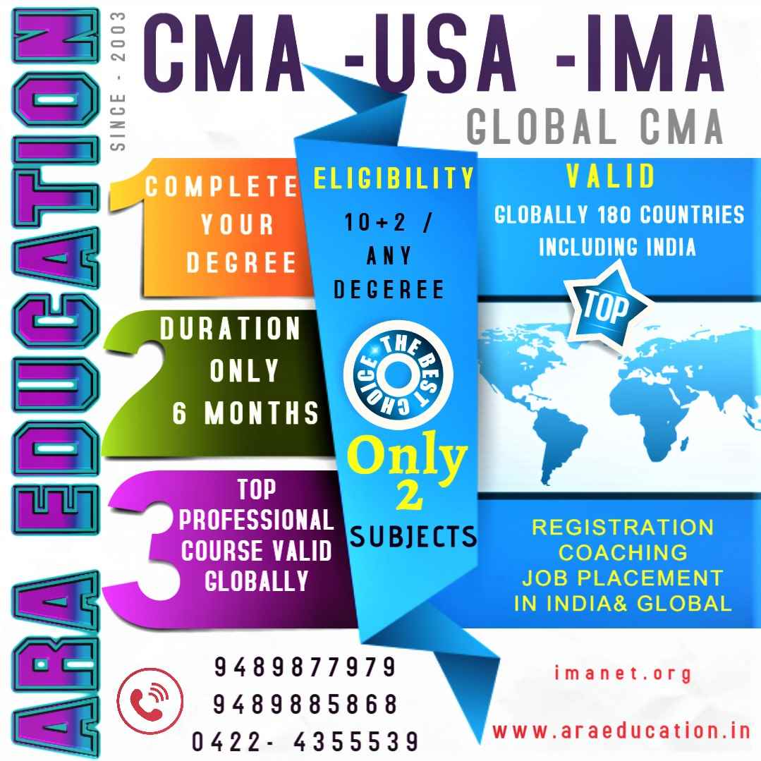 Best CMA USA Coaching Classes in Coimbatore