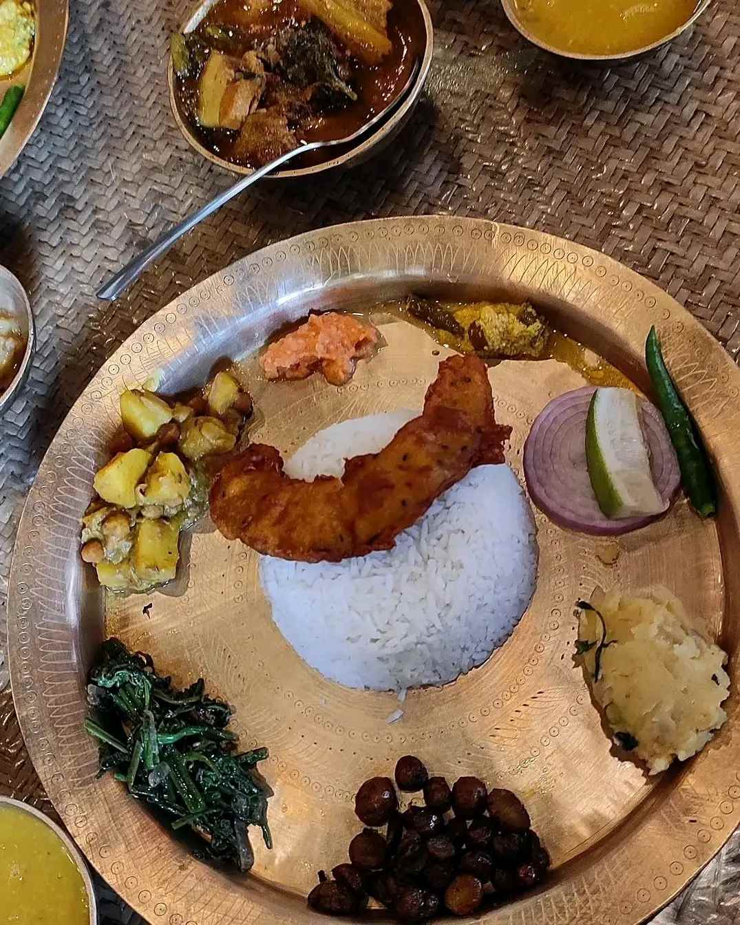 Authentic Assamese Thali Authentic Assamese Thali