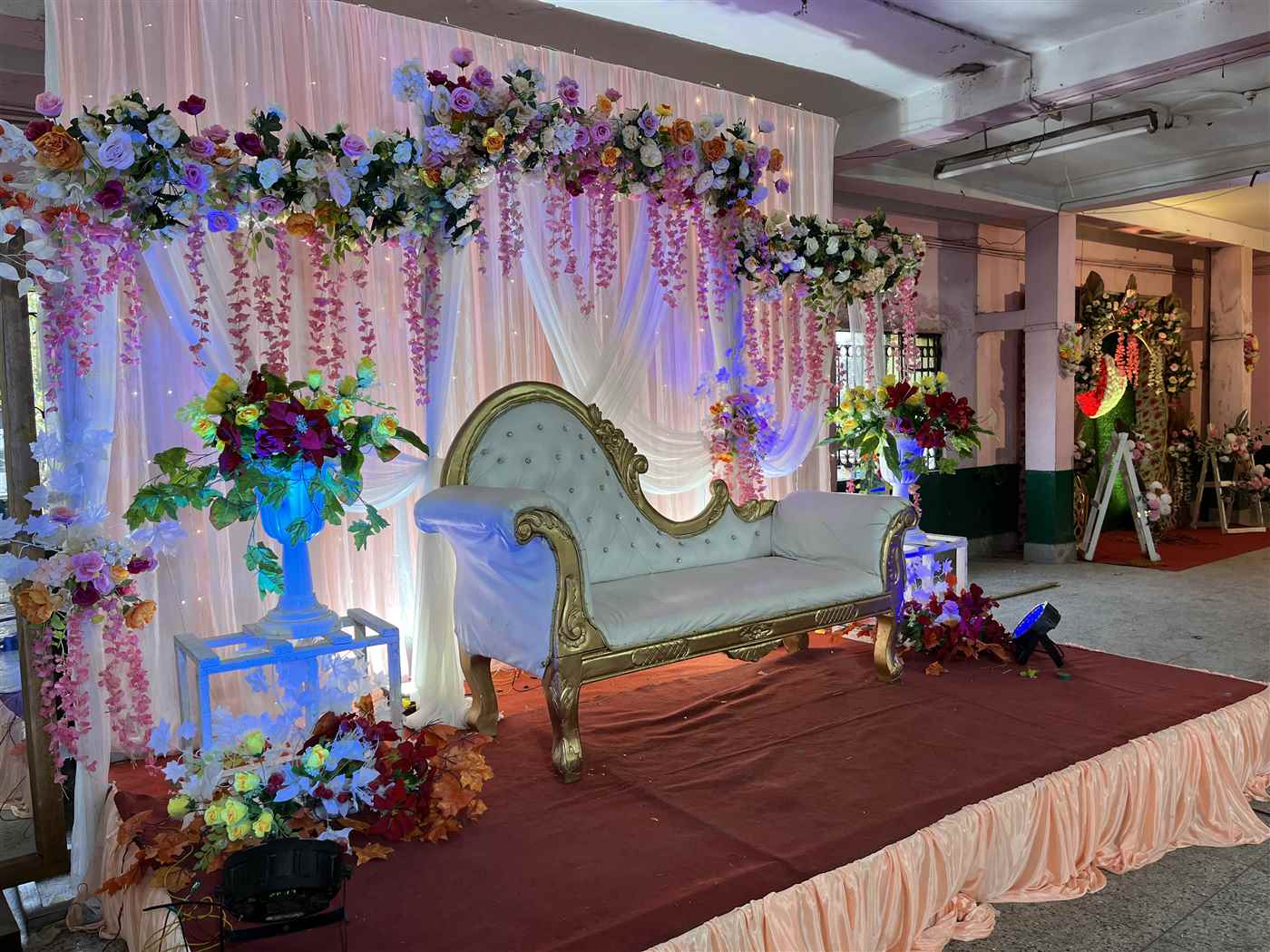 Floral Wedding Stage Decoration Floral Wedding Stage Decoration