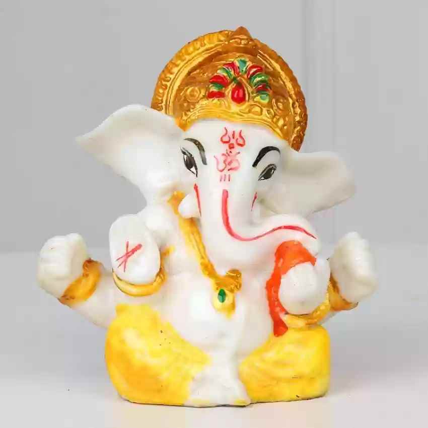 Floweraura Decorative Ganesha God Idol Statue Floweraura Decorative Ganesha God Idol Statue
