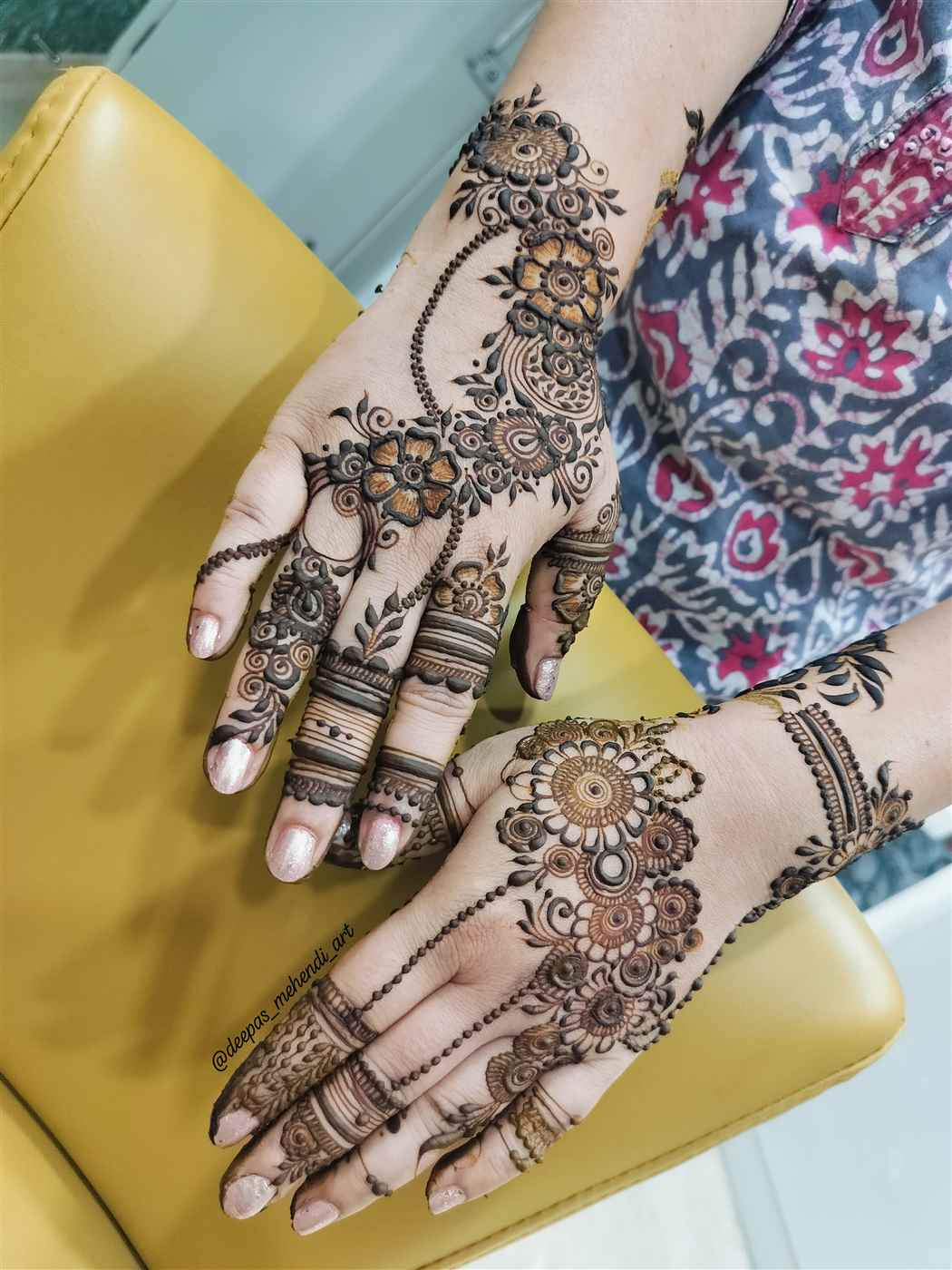 Floral Mehandi Design