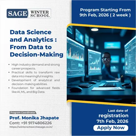 Data Science and Analytics: From Data to Decision-