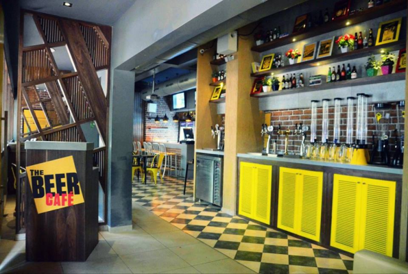 द बीयर कैफे- बिग्गी- दिल्ली भारत में बीयर कैफे