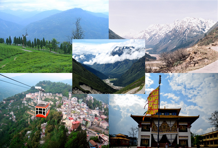 उत्तर पूर्वी भारत में पर्यटन स्थल