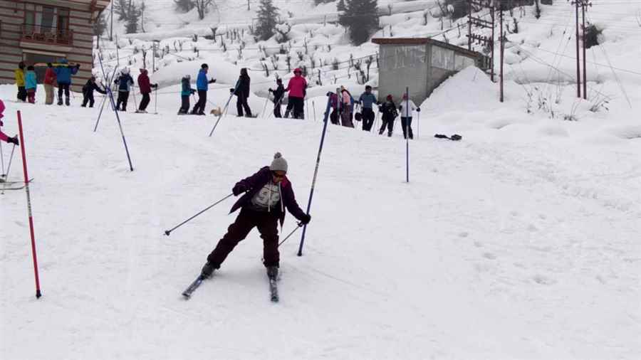 भारत में स्कीइंग