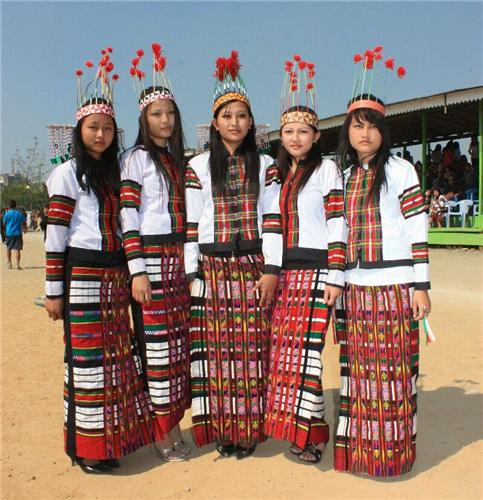 Traditional dress of Mizoram