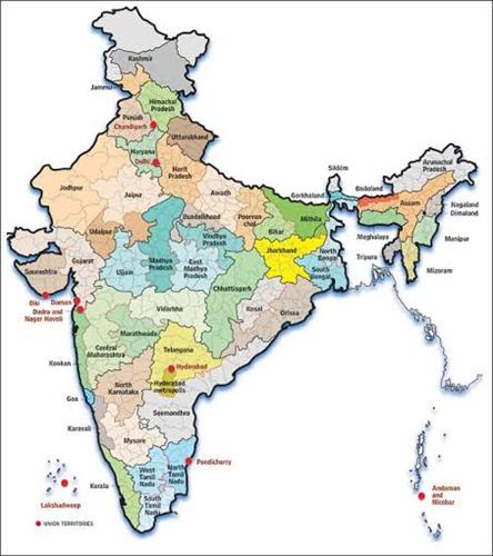 Political Map of India