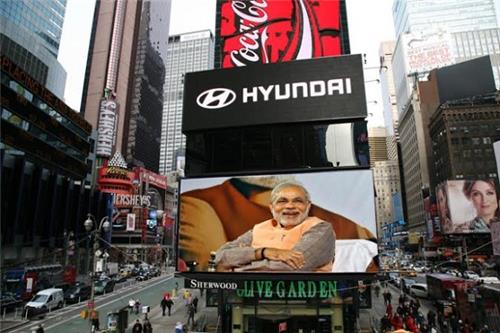PM Narendra Modi’s Speech New York's Times Square