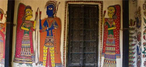 Artistic Entrance in National Craft Museum, Pragati Maidan, Delhi National Crafts Museum