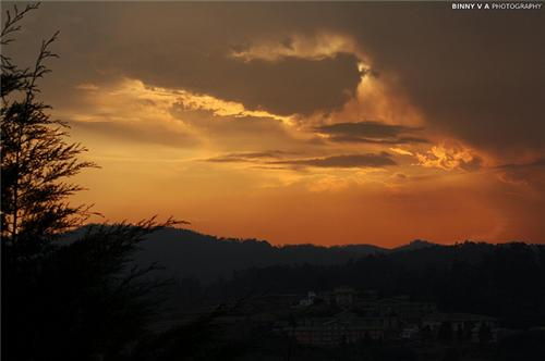 Sunset in Ooty Ooty