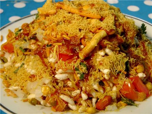 Bhelpuri Street Food in India