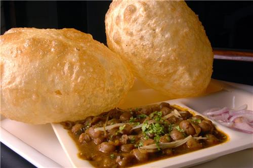Chole Bhature Street Food of India