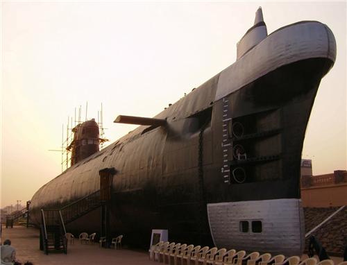 View of Submarine Museum Submarine Museum in Visakhapatnam