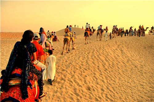 Camping In Sand dunes, Thar Desert For Cheap Holiday Destination India