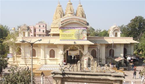 View of ISKCON Temple in Ahmedabad ISKCON Temple in Ahmedabad