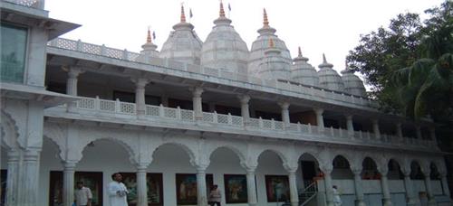 View of ISKCON Temple in Mumbai ISKCON Temple in Mumbai