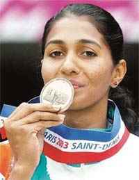 Female athlete India